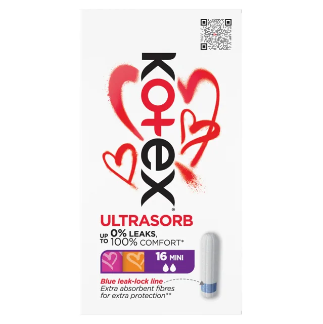 KOTEX Ultra Sorb Tampony Mini 16 kusů