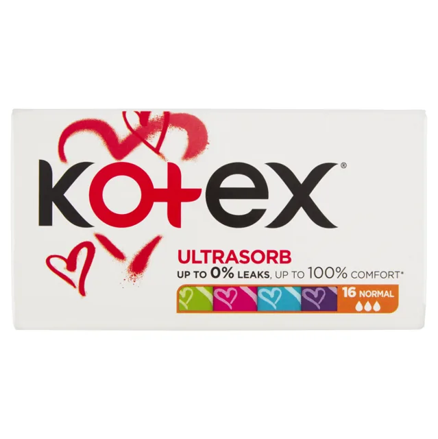 KOTEX Ultra Sorb Tampony Normal 16 kusů