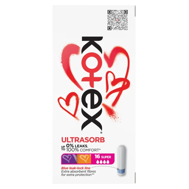 KOTEX Ultra Sorb Tampony Super 16 kusů