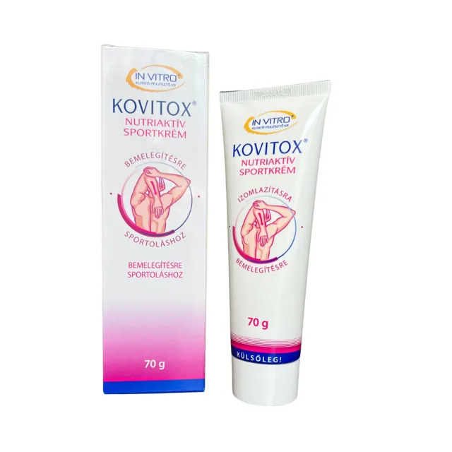 Kovitox krém – úleva pro ztuhlé svaly a namáhané klouby – 70 g – InVitro