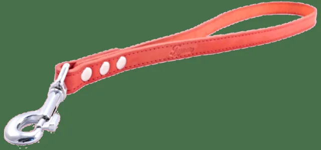Kožená ručka Tamer 50cm červená