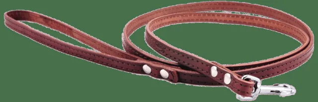 Kožené vodítko Tamer 1cm/145cm hnědé