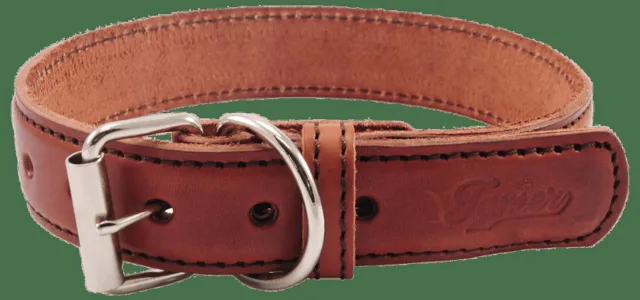 Kožený obojek Tamer 3cm/60cm hnědý