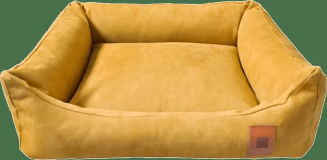Kožený pelech REDANT Deluxe M žlutý