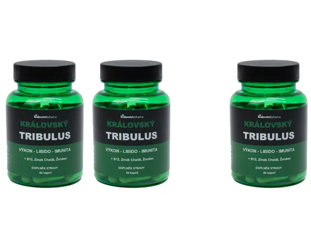 Království zdraví 2+1 Královský Tribulus 90% Kotvičník 500 mg 4v1