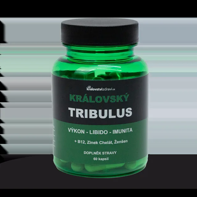 Království zdraví Královský Tribulus 90% Kotvičník 500 mg 4v1, 60 kapslí