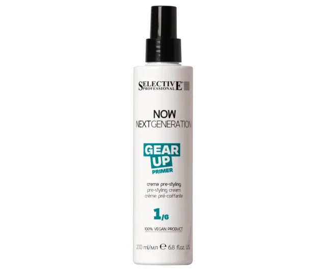Krém pro přípravu vlasů na styling Selective Professional Now Next Generation Gear Up Primer - 200 ml + dárek zdarma