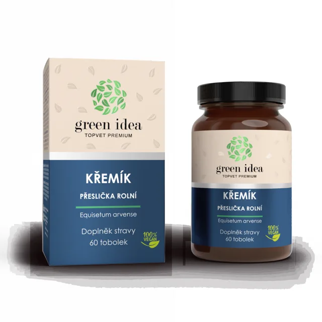 Křemík – Přeslička rolní – 60 kapslí – Green idea