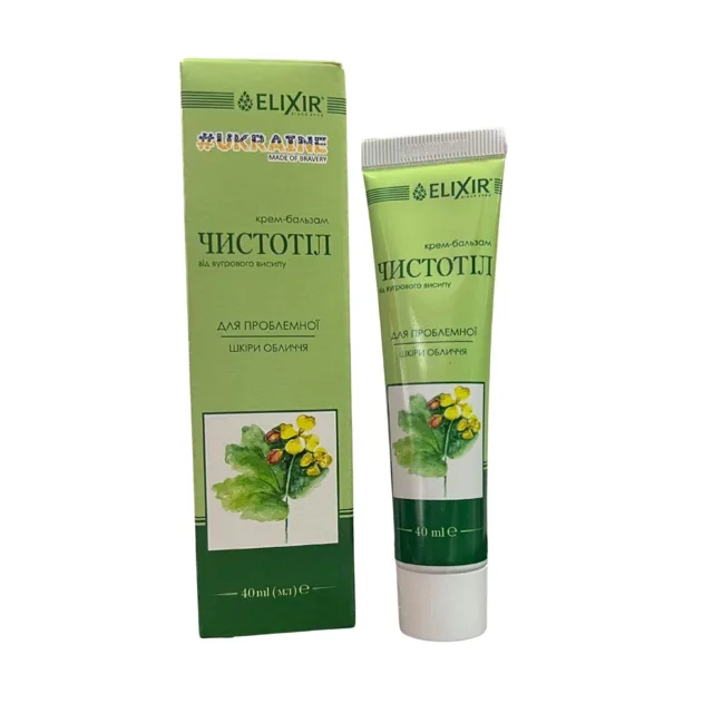 Krémový balzám „Extrakt z vlaštovičníku“ (čistotel) – Elixir – 40 ml