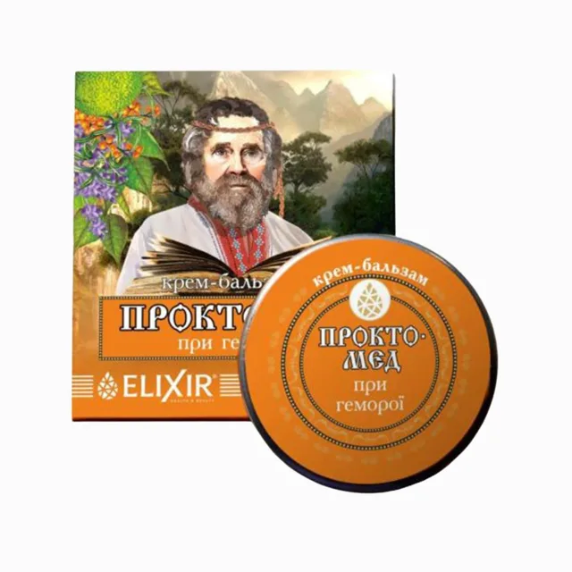 Krémový balzám „Proctomed“ na hemoroidy - 10 ml - Elixir