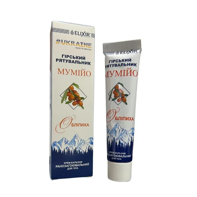 Krémový tělový balzám s mumiem - Mountain Rescuer - Elixir - 40 ml