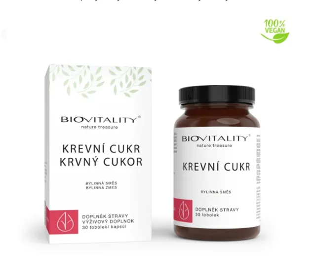 Krevní cukr - tobolky Bylinná směs pro podporu normální hladiny glukózy v krvi