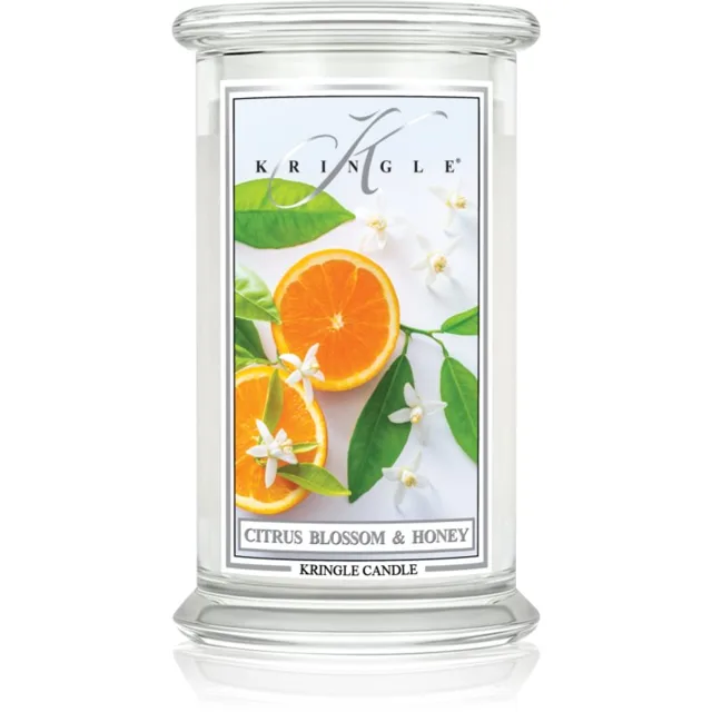 Kringle Candle Classic Citrus Blossom & Honey vonná svíčka 623 g