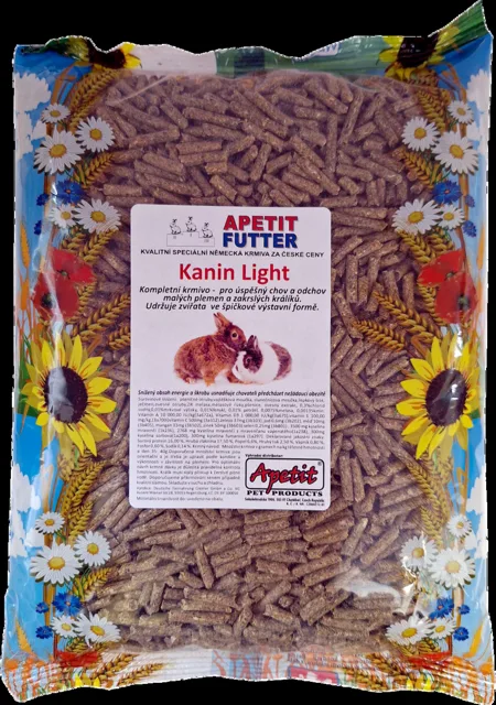 Krmivo Apetit BF Kräuter Light pro zakrslé králíky 800g