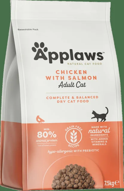 Krmivo Applaws Cat kuře & losos 7,5kg