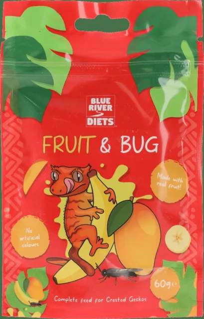 Krmivo Blue River Diets instantní kaše ovoce a hmyz 60 g