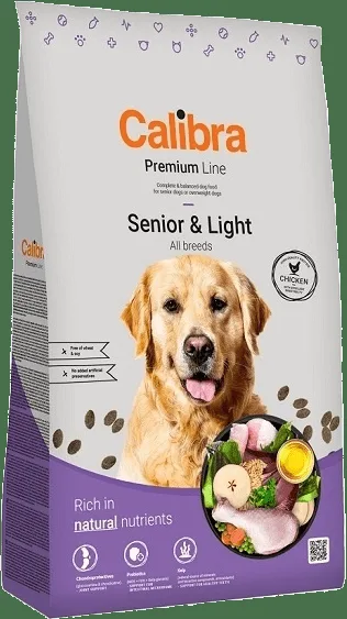 Krmivo Calibra Dog Premium Line Senior & Light 12 kg