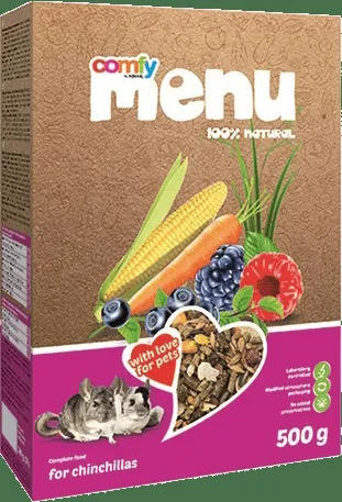 Krmivo Comfy Menu činčila 500g