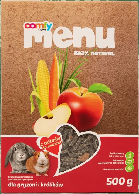 Krmivo Comfy Menu pro malé hlodavce granulované 500g