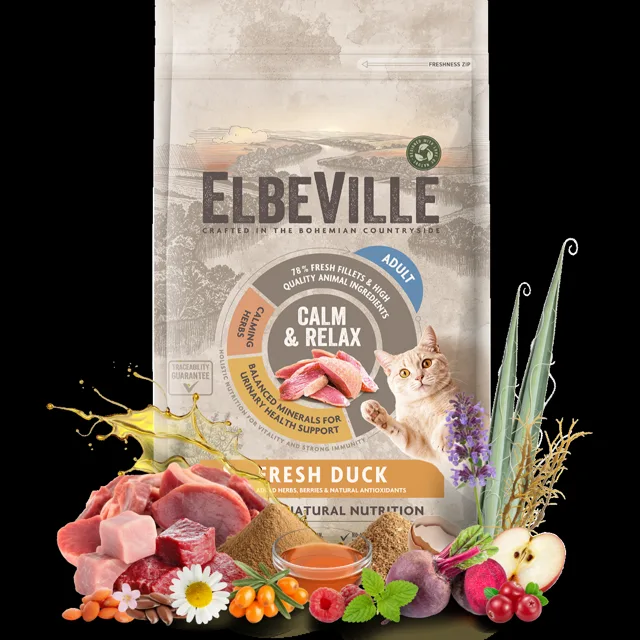 Krmivo ELBEVILLE Cat Adult Fresh Duck 1,8 kg