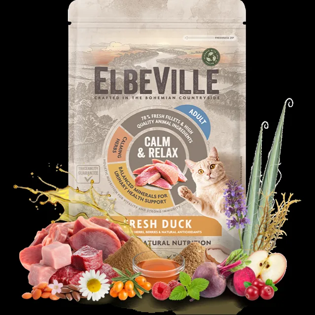 Krmivo ELBEVILLE Cat Adult Fresh Duck 340 g
