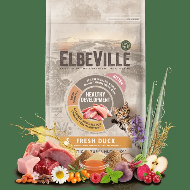Krmivo ELBEVILLE Kitten Fresh Duck 1,8 kg