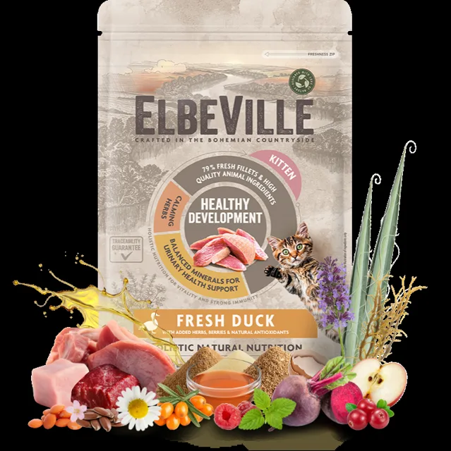 Krmivo ELBEVILLE Kitten Fresh Duck 340 g
