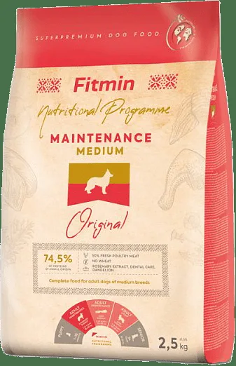 Krmivo Fitmin Adult Medium Maintenance 2,5 kg