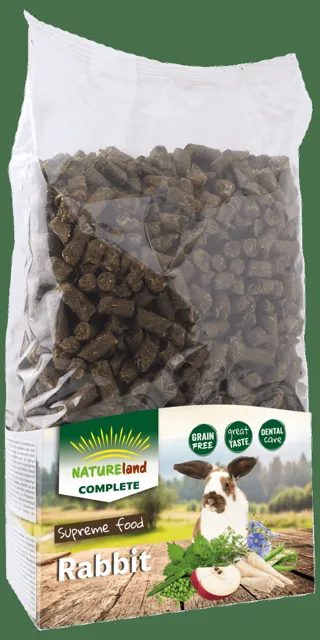 Krmivo Nature Land Complete granule pro zakrslé králíky 1,7kg