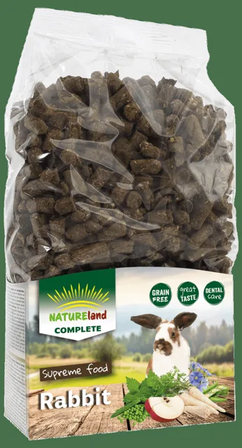 Krmivo Nature Land Complete granule pro zakrslé králíky 900g