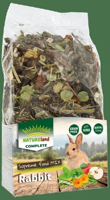 Krmivo Nature Land Complete směs pro zakrslé králíky 600g