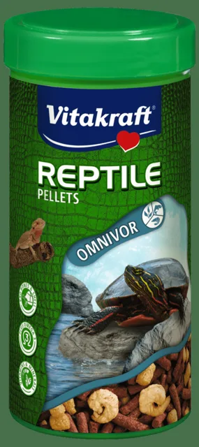 Krmivo Omnivor Vitakraft Reptile Pellets 250ml