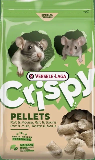 Krmivo Versele-Laga Crispy Pellets Rat & Mouse pro myši 1 kg