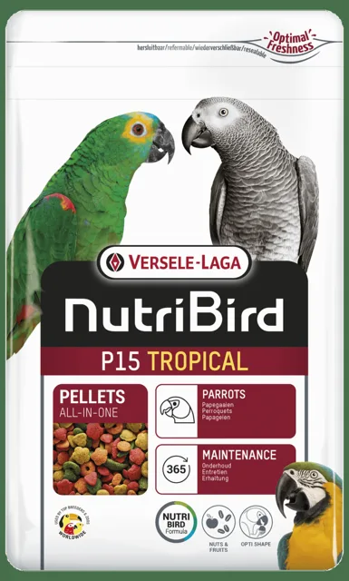 Krmivo Versele-Laga Nutri Bird P15 Tropical pro velké papoušky 1kg
