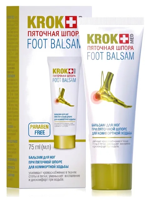 KROK MED balzám na patní ostruhy 75 ml