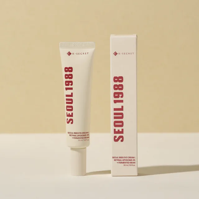 KSECRET - SEOUL 1988 Eye Cream : Retinal Liposome 4% + Fermented Bean - SEOUL 1988 Oční krém: 4% retinal v liposomech + fermentované fazole - 30 ml