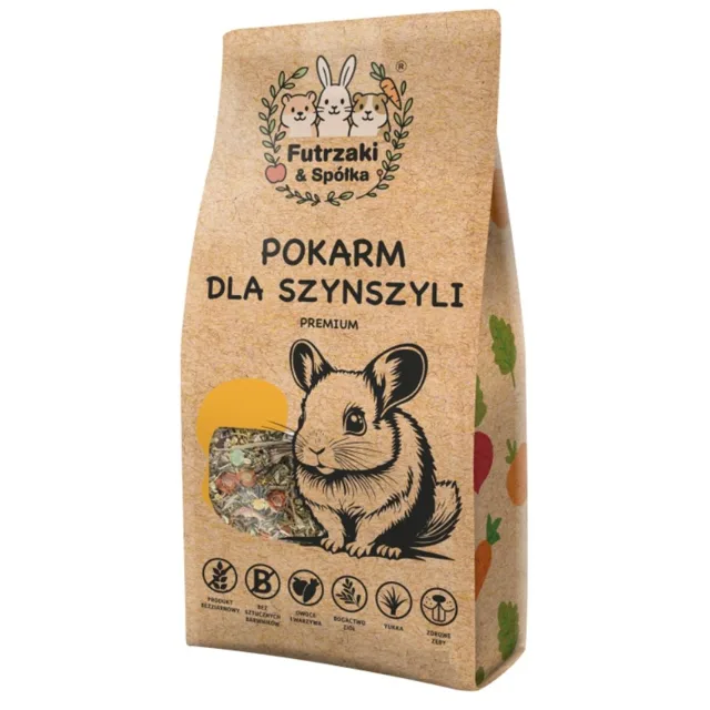 KUCHNIA SZEFA Bezobilné krmivo pro činčily 10 kg