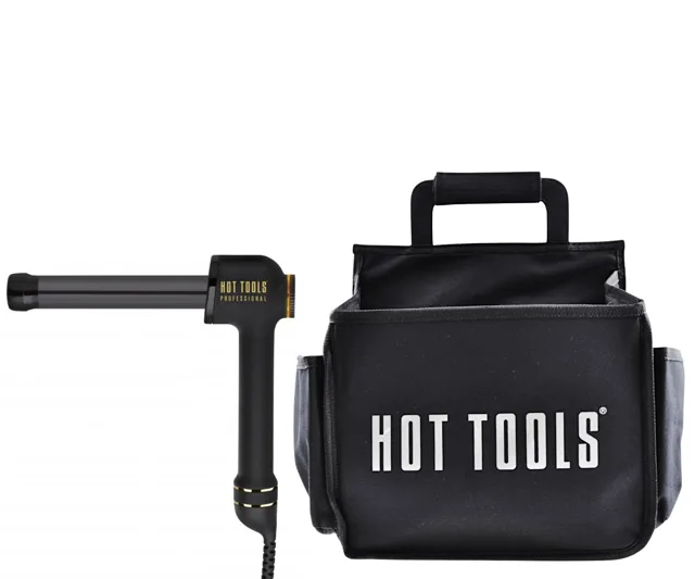 Kulma na vlasy Hot Tools Black Gold Curl Bar - 25 mm + taška Hot Tools Appliance Caddy zdarma + dárek zdarma