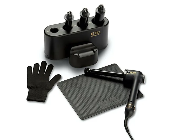 Kulma na vlasy Hot Tools Black Gold Curl Bar Set  - 19 mm, 25 mm, 32 mm, 38 mm (HTCURLSETBGUKE) + dárek zdarma