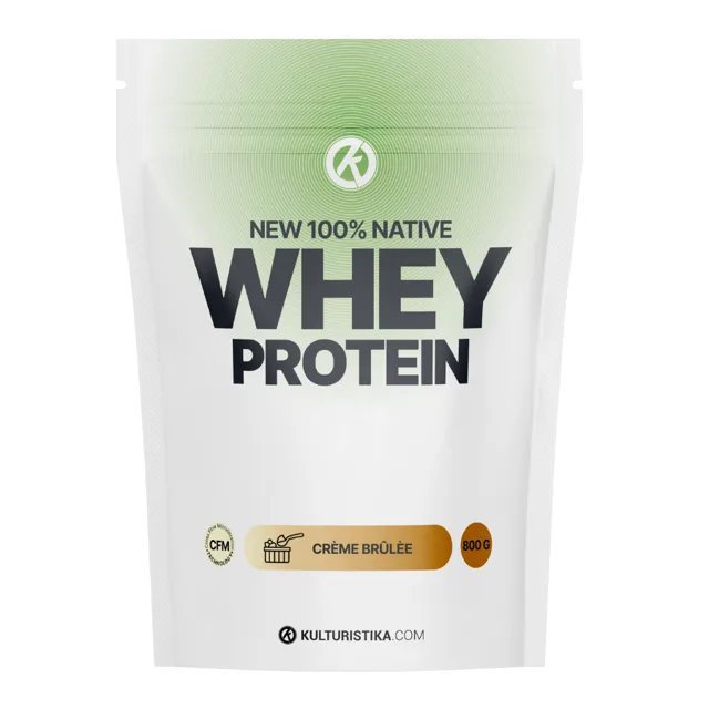 Kulturistika.com New 100% Whey Protein 800g - creme brulée