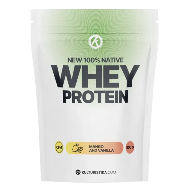 Kulturistika.com New 100% Whey Protein 800g - mango, vanilka