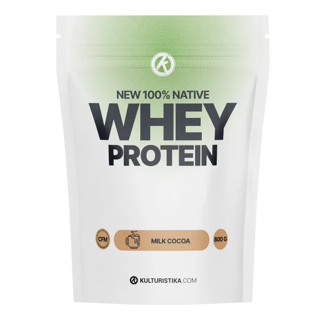 Kulturistika.com New 100% Whey Protein 800g - mléčné kakao