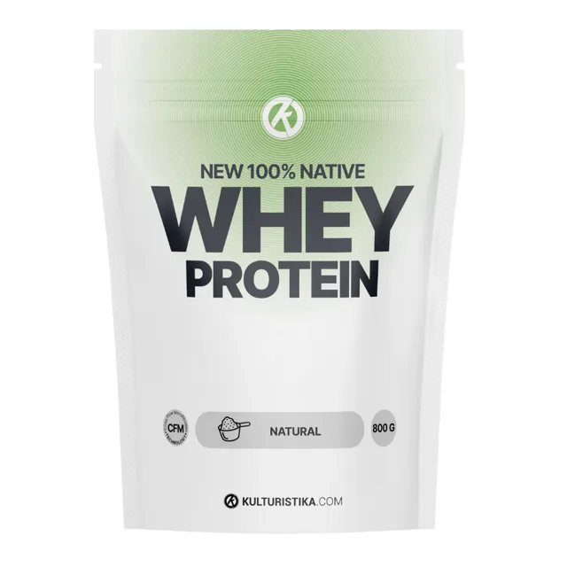 Kulturistika.com New 100% Whey Protein 800g - natural