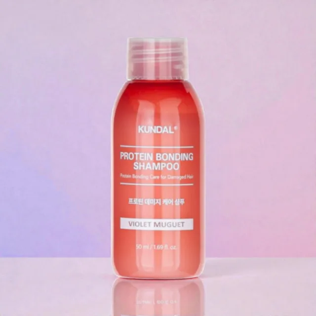 KUNDAL - Protein Bonding Care Shampoo - Proteinový šampon VIOLET MUGUET - 50 ml