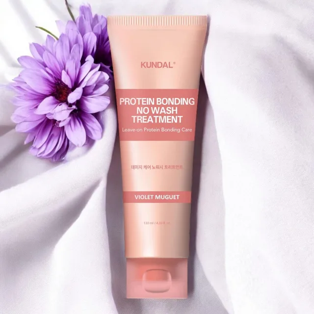 Kundal Protein Bonding Damage Care No Wash Treatment - Bezoplachová proteinová péče VIOLET MUGUET - 130 ml