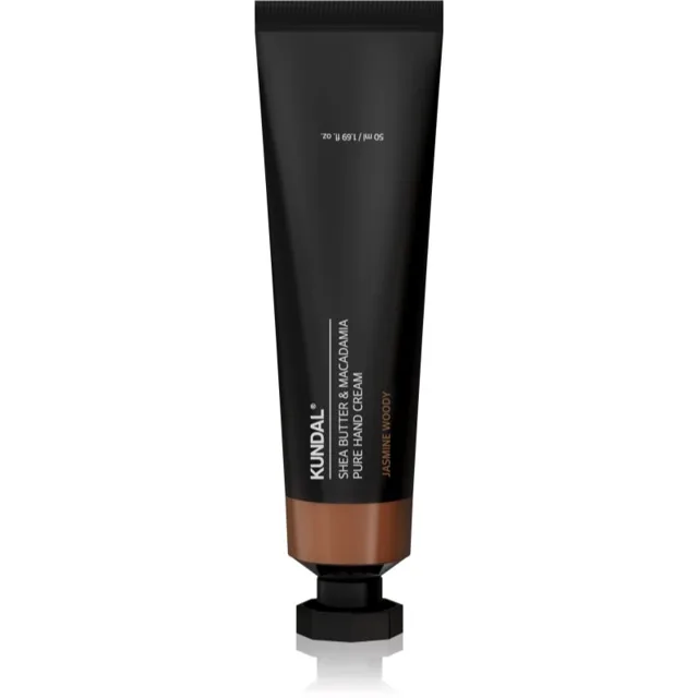 KUNDAL Shea Butter & Macadamia Jasmine Woody hydratační krém na ruce s vyživujícím účinkem 50 ml