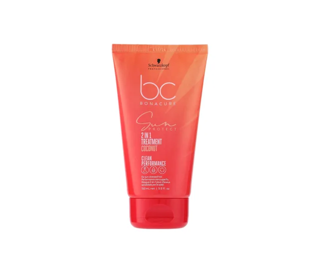 Kúra 2v1 pro sluncem zatěžované vlasy Schwarzkopf Professional BC Bonacure Sun Protect - 150 ml (2781587) + dárek zdarma
