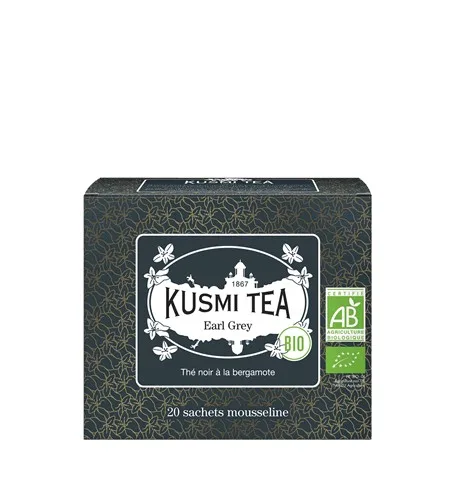 Kusmi Tea Earl Grey 20 mušelínových sáčků BIO 40 g