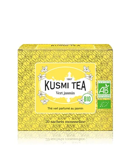 Kusmi Tea Green Jasmine 20 mušelínových sáčků BIO 40 g