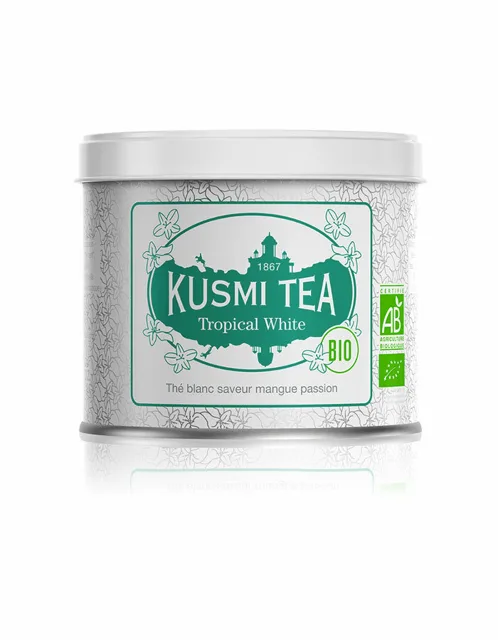 Kusmi Tea Tropical White plechová dóza 90 g